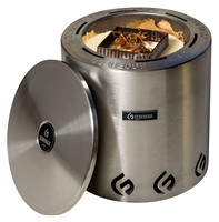 El Campo Stainless Steel Fire Pit-5