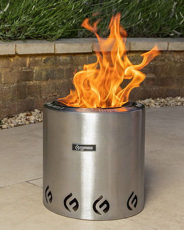 El Campo Stainless Steel Fire Pit-3
