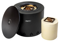 El Fuego Matte Black Fire Pit-4