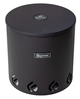 El Campo Matte Black Fire Pit-7