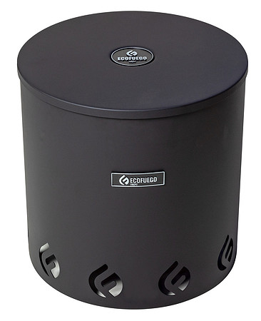 El Campo Matte Black Fire Pit-7