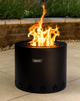El Fuego Matte Black Fire Pit-3