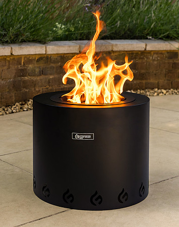El Fuego Matte Black Fire Pit-3